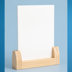 Cuadro con base de madera y acrílico blanco sublimable 3 mm. Ideal para decoración y regalos personalizados.