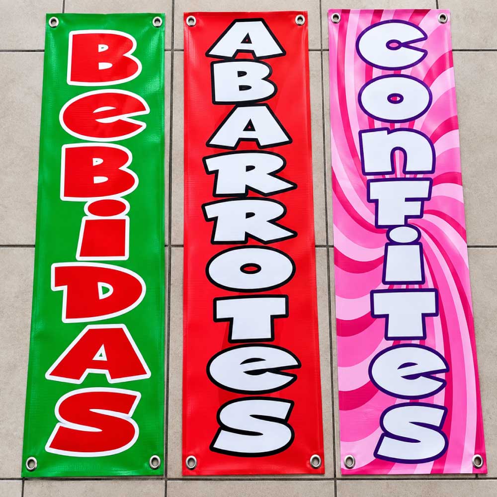 Pendón en tela PVC personalizado a medida - Imagen 2