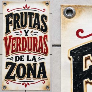 Pendón en tela PVC personalizado con ojetillos